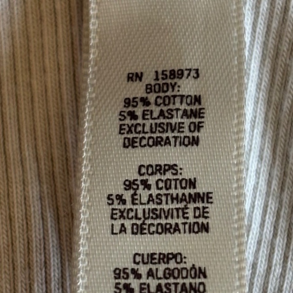 SKIMS Cotton Rib Long Tank Dress Bone Beige Racerback Maxi XL - Picture 5 of 11